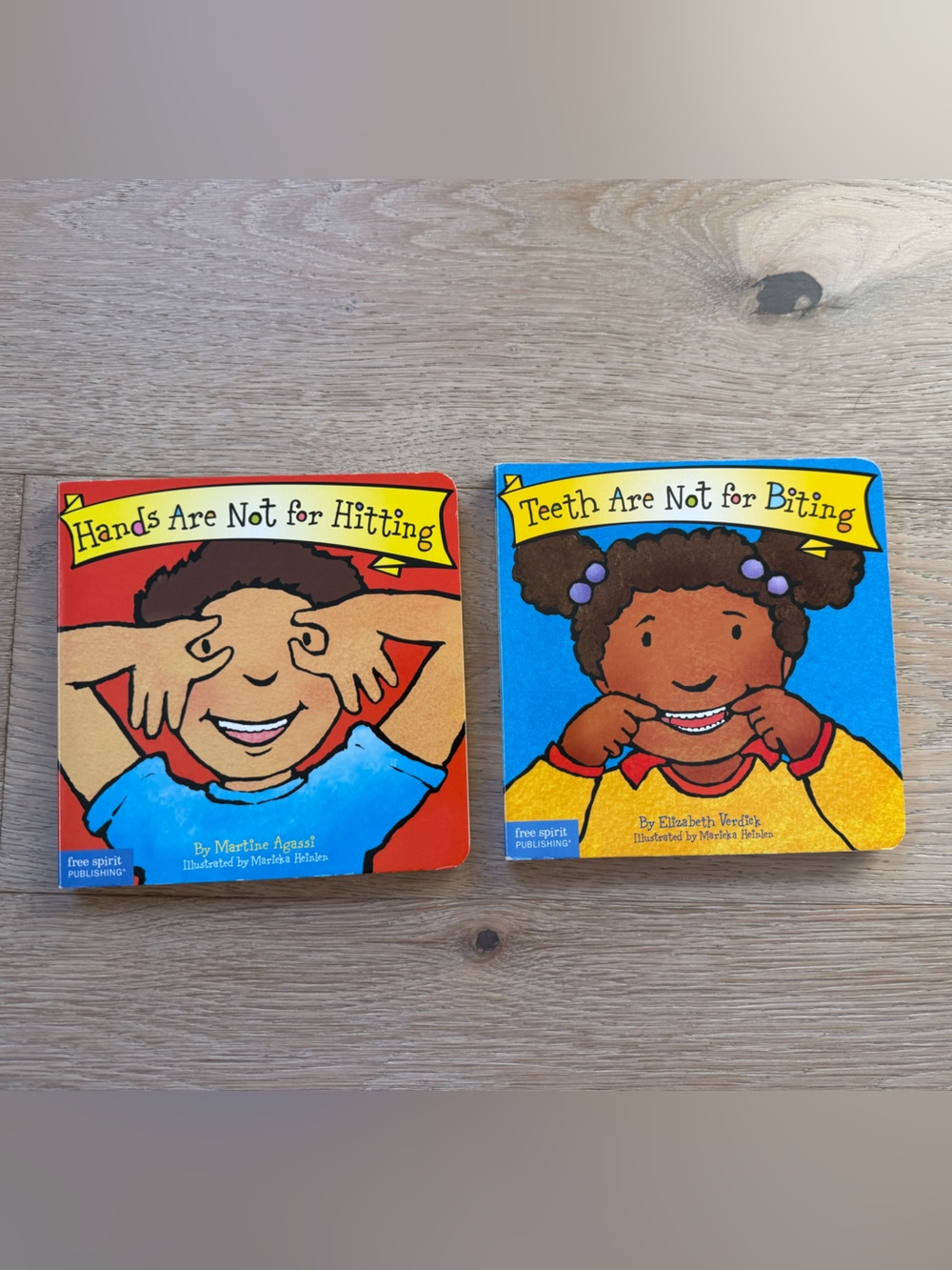 Hands Are Not for Hitting / Teeth Are Not for Biting Board Book Set